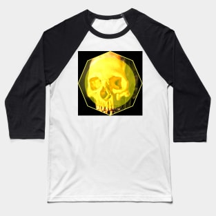 Yellow Skull Baseball T-Shirt